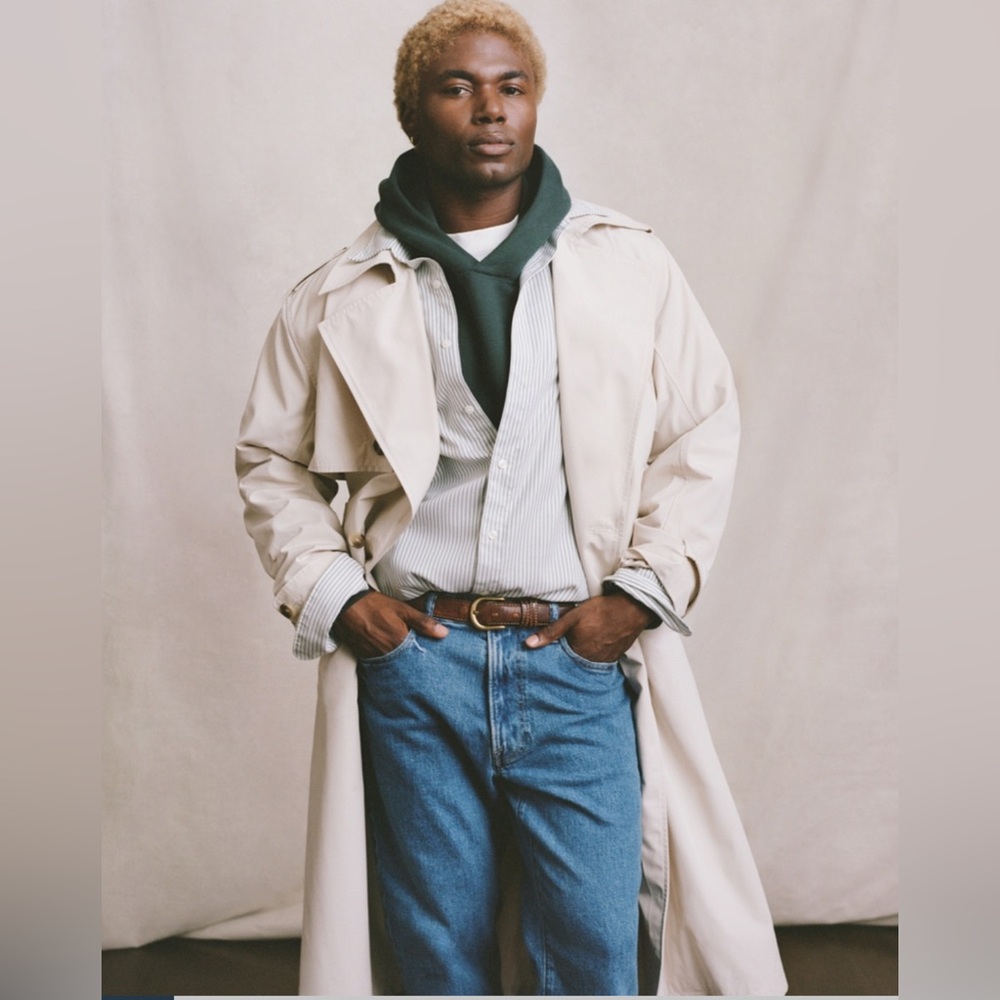 A&F Relax Trench Coat